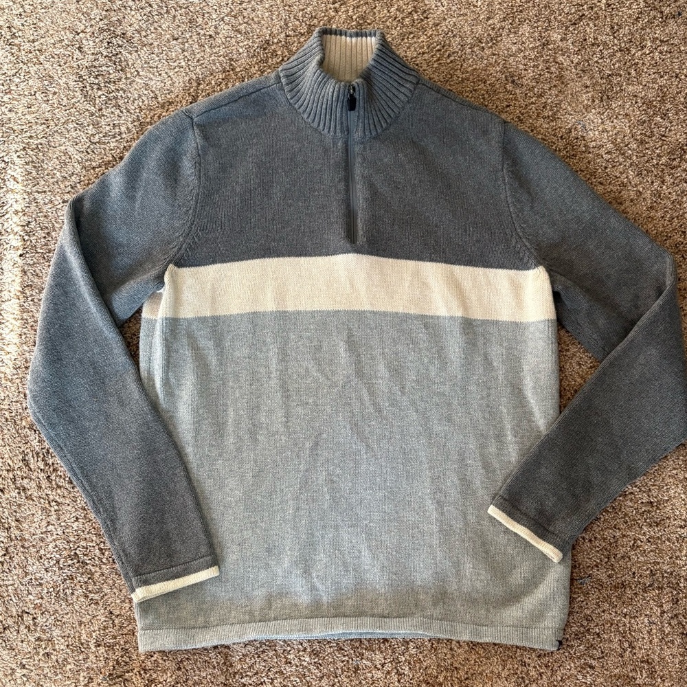 Eddie Bauer Quarter Zip Sweater